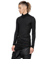 Monument Layers Black Long Sleeve Top