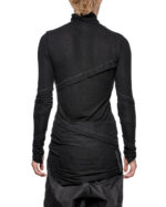 Monument Layers Black Long Sleeve Top