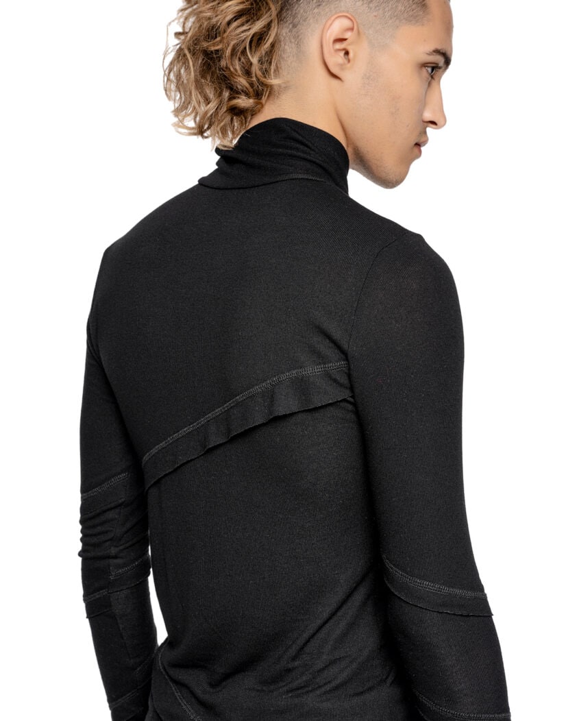 Monument Layers Black Long Sleeve Top