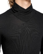 Monument Layers Black Long Sleeve Top