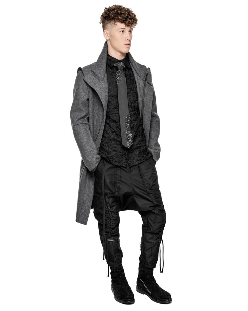 Phase Black Deconstruct Tie