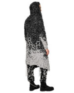 Phase Fiber Bond Dark Hooded Cardigan