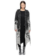 Phase Fiber Bond Dark Hooded Cardigan