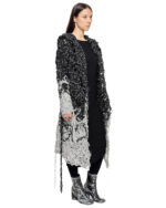 Phase Fiber Bond Dark Hooded Cardigan