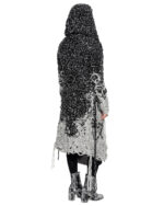 Phase Fiber Bond Dark Hooded Cardigan