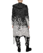 Phase Fiber Bond Dark Hooded Cardigan