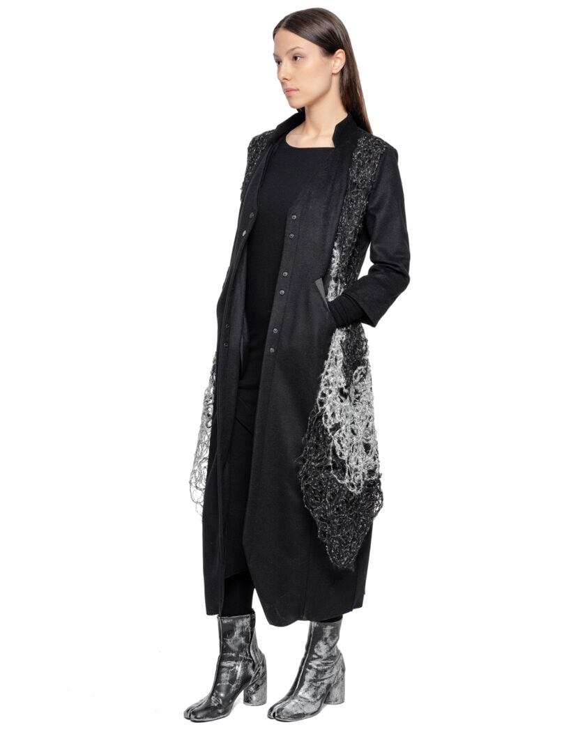 Phase Wool Fiber Layered Coat