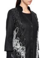 Phase Wool Fiber Layered Coat