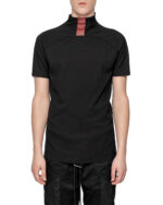 Red Charge Collar Construct T-Shirt