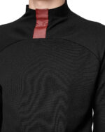 Red Charge Long Sleeve Construct Top