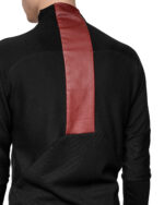 Red Charge Long Sleeve Construct Top