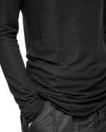 Seamless Collar Long Sleeve Top