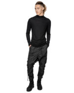 Seamless Collar Long Sleeve Top