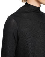 Seamless Collar Long Sleeve Top