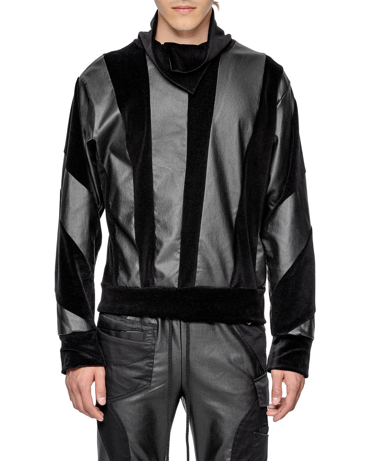 Velocity Linear Panel Long Sleeve Top