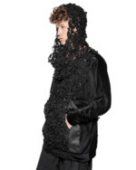 Velvet Fiber Bond Construct Hoodie