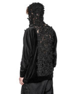 Velvet Fiber Bond Construct Hoodie