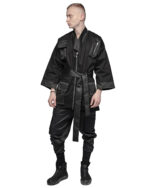 Cargo Utility Crop Kimono Jacket