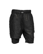 Double Layered Linen Crushed Shorts