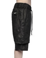 Double Layered Linen Crushed Shorts