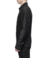 Quark Segment Rib Knit Zip Sweatshirt