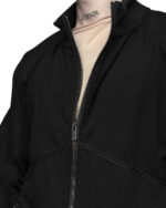 Quark Segment Rib Knit Zip Sweatshirt