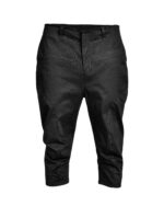 BLACK SHIFTED BIKER SHORTS