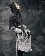 Phase Fiber Bond Dark Hooded Cardigan