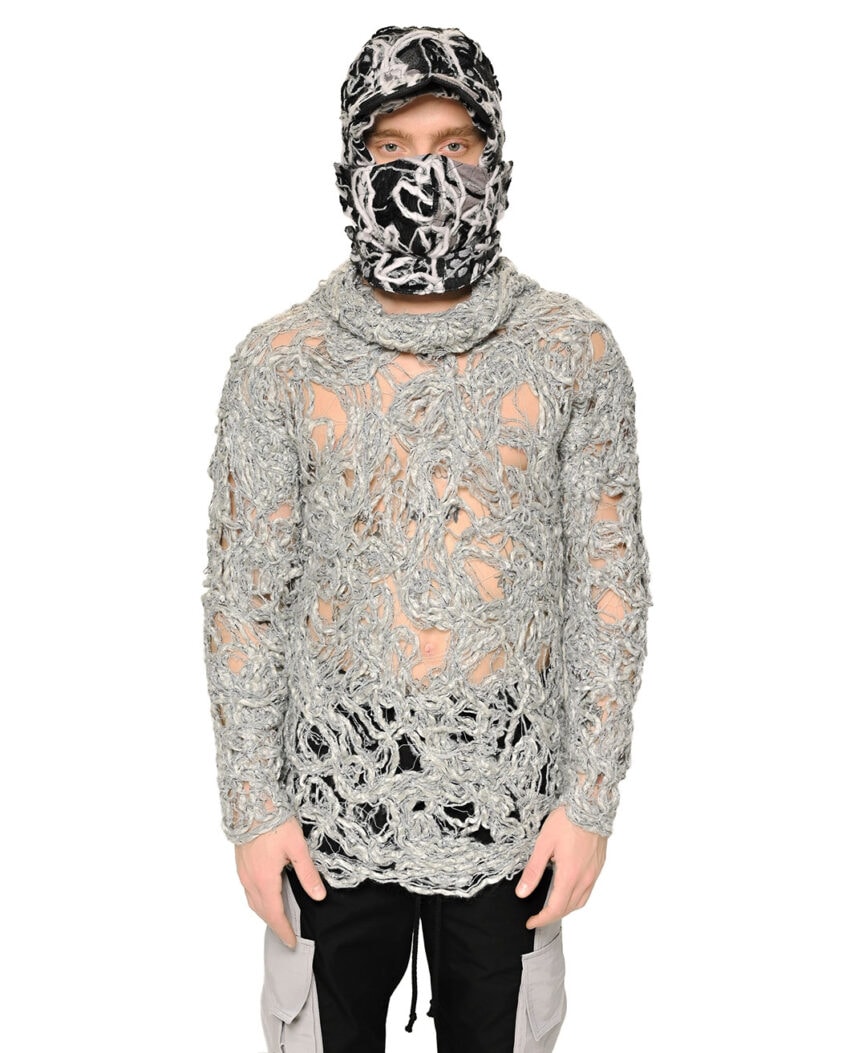 Aspect Fiber Patchwork Visor Head Mask