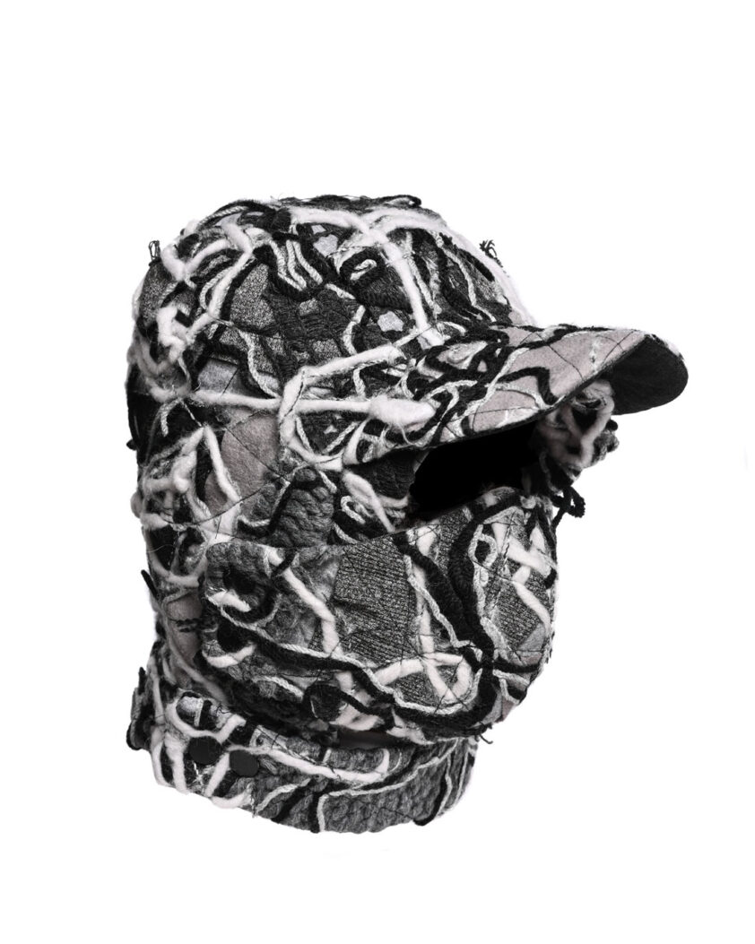 Aspect Fiber Patchwork Visor Head Mask