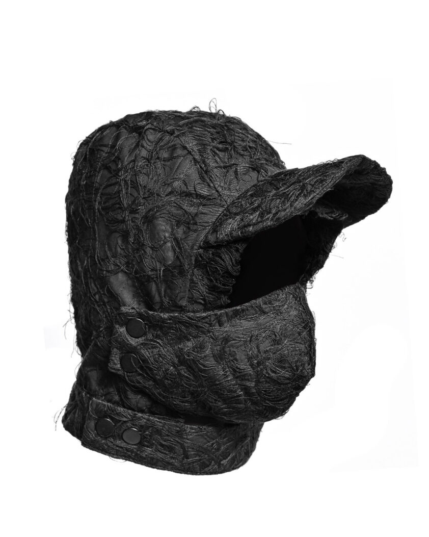 PHASE FIBER BOND BLACK VISOR Head Mask