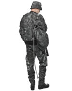 Crushed Object Coated Cargo Pants