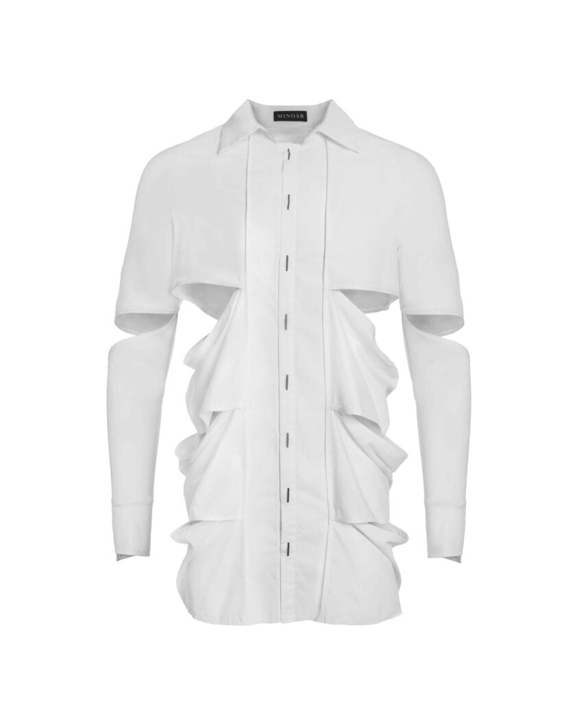 Division Cut Linear Collar Shirt