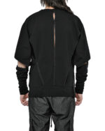 Division Rib Cut Long Sleeve Top