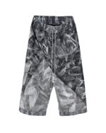 Object Coated Wide Layer Crop Pants