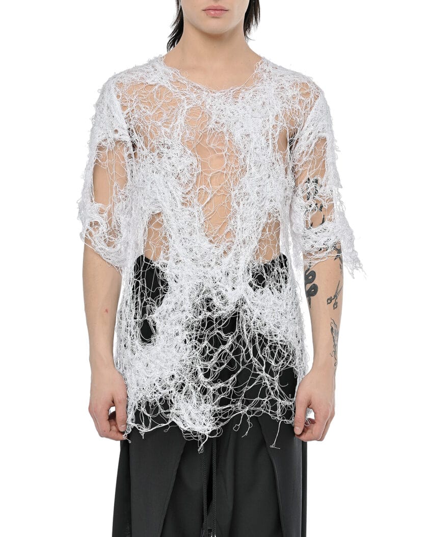 Clouded Web Bonded T-Shirt