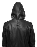 Construct High Collar Hood Vegan Parka