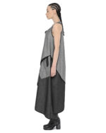 Contrast Segment Layered Dress