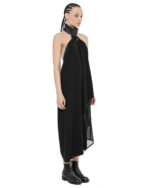 Deconstruct Collar Open Back Dress