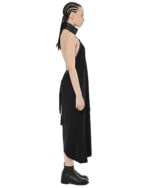 Deconstruct Collar Open Back Dress