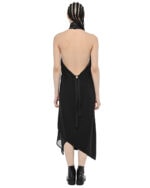Deconstruct Collar Open Back Dress