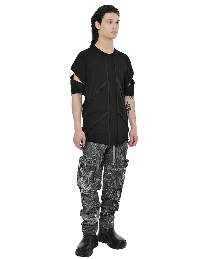 Division Cut Panel T-Shirt