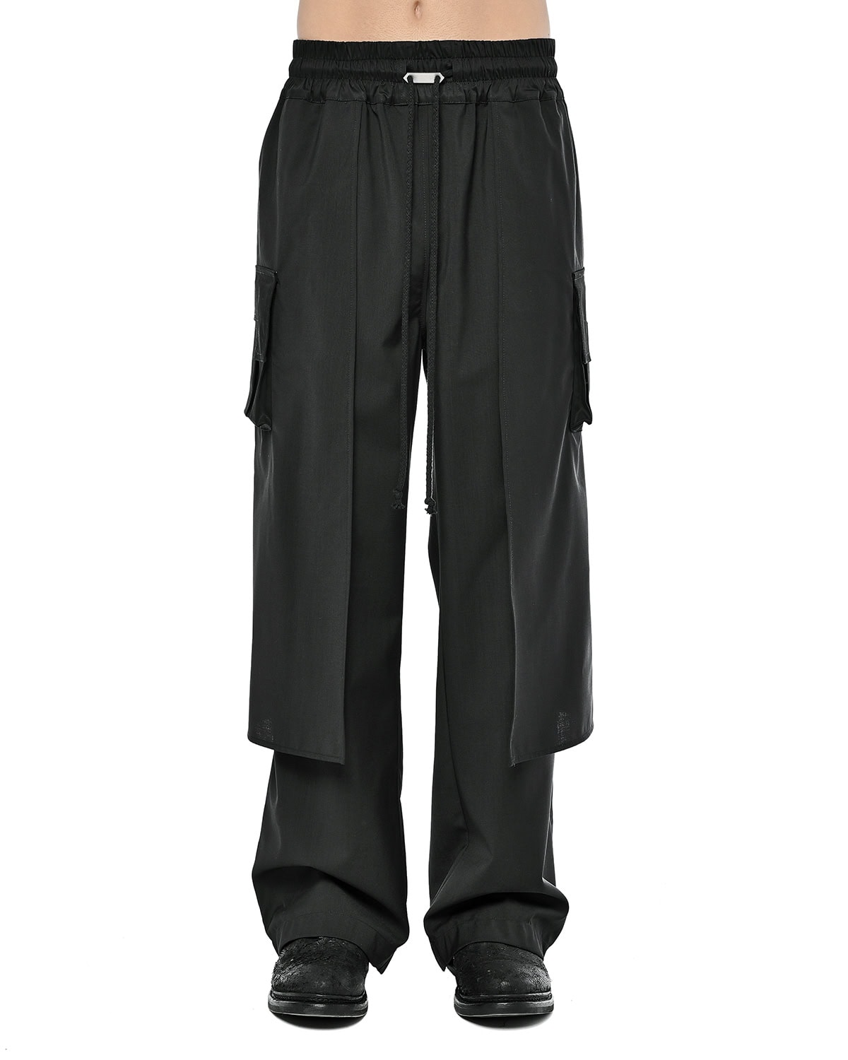 Double Layers Loose Cut Pants