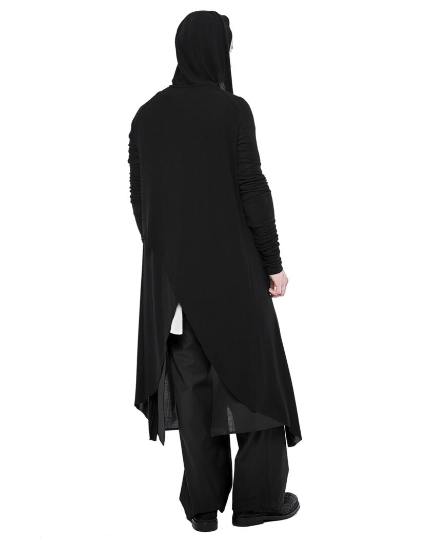 Elongated Layered Soft Cardigan