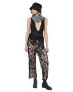 Fiber Bond Deficient Sleeveless Top