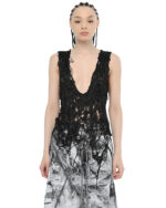 Fiber Bond Deficient Sleeveless Top