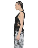 Fiber Bond Deficient Sleeveless Top