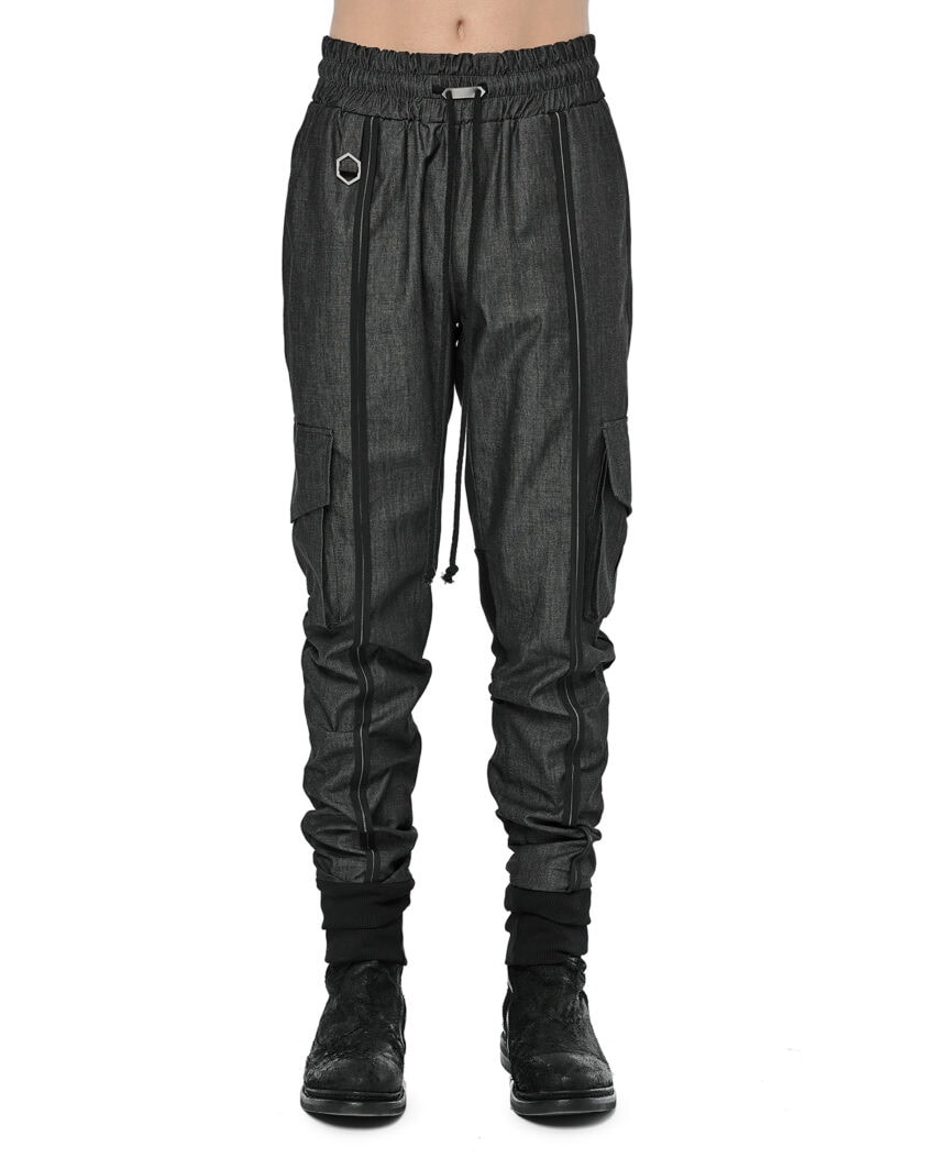 Graphite External Bias Cargo Trousers