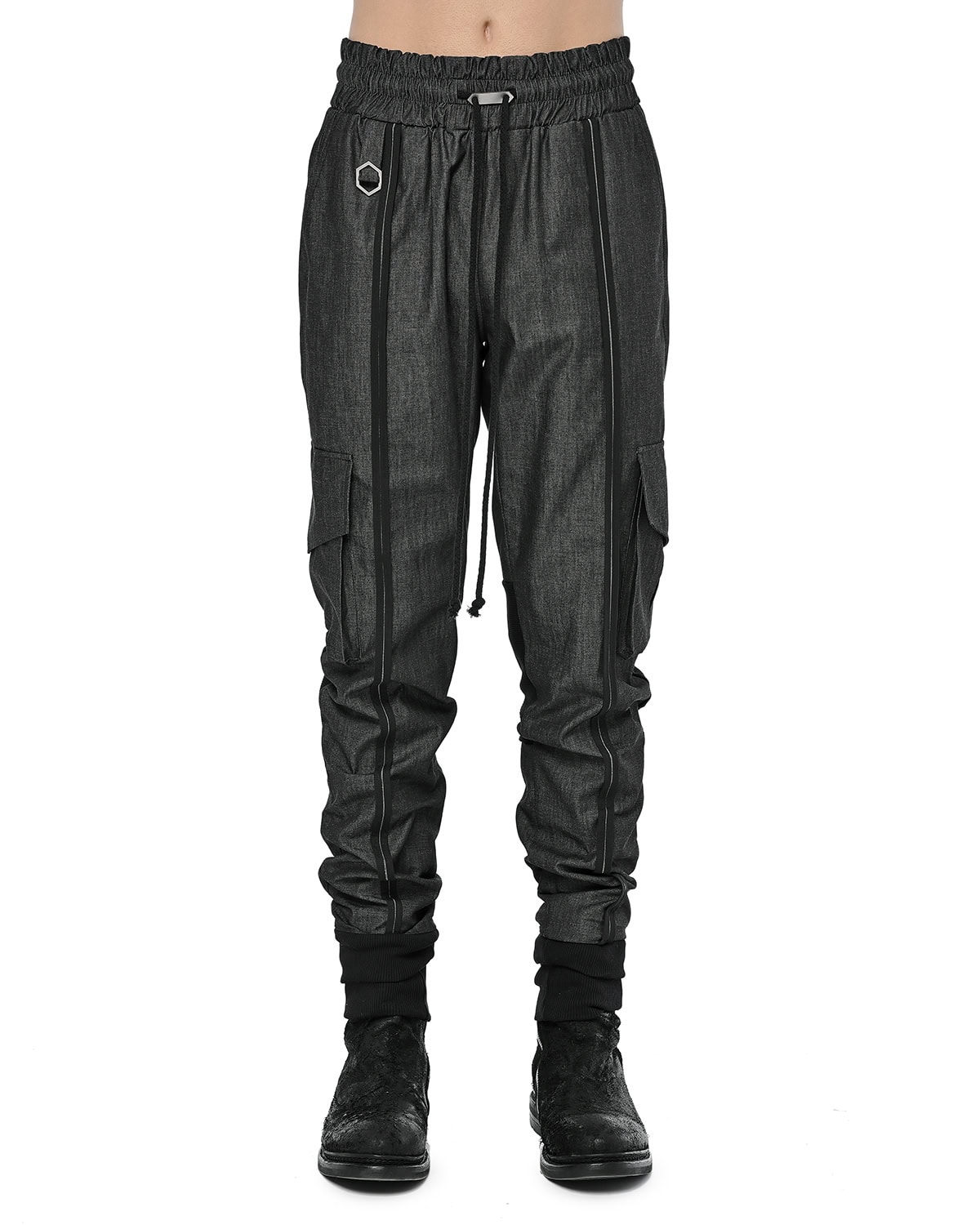 Graphite External Bias Cargo Trousers