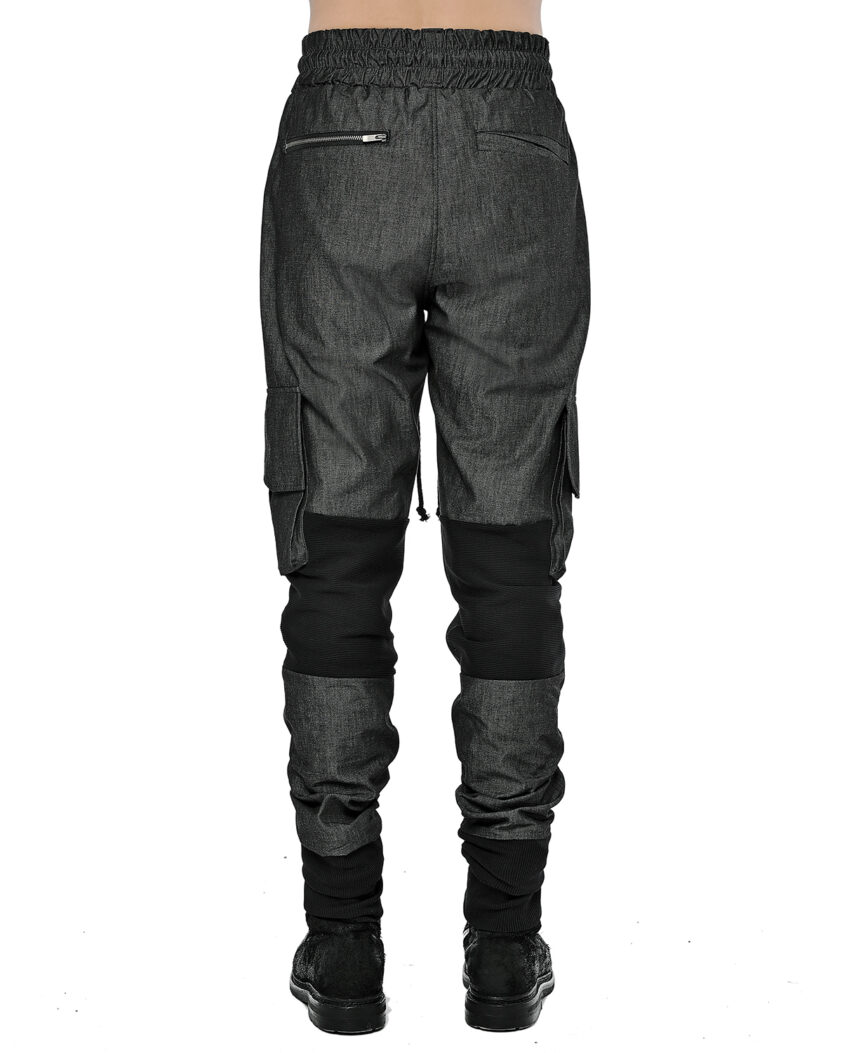 Graphite External Bias Cargo Trousers
